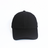 BLACK MINIMALSIT BASEBALL CAP